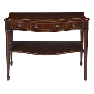 Lot 243 - Georgian Style Mahogany Server Height 31...
