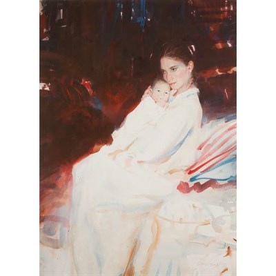 Lot 148 - Henry Casselli American, b. 1946 The Caress,...