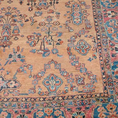Lot 520 - Sarouk Rug North Persia, circa 1925 The amber...