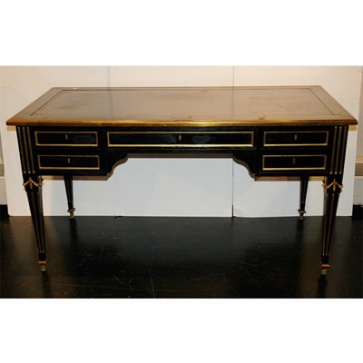 Lot 158 - Napoleon III Style Bronze Mounted Ebonized...