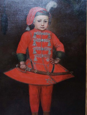 Lot 49 - Continental School 18th Century Boy in...