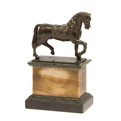 Lot 149 - Continental Bronze Equestrian Figure After the...