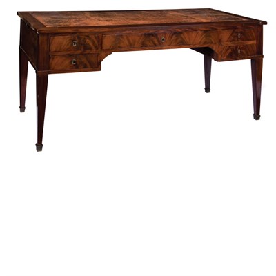 Lot 471 - Louis Philippe Mahogany Bureau Plat Mid 19th...