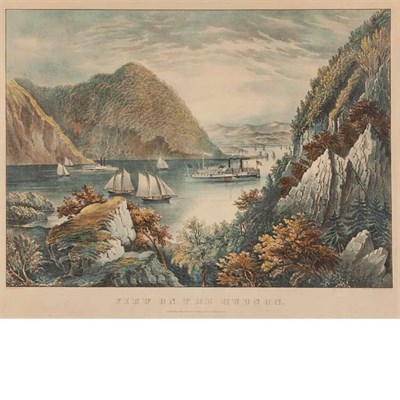 Lot 109 - Currier & Ives, publishers VIEW ON THE HUDSON...