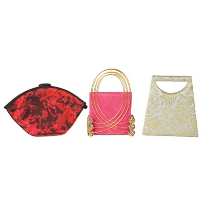 Lot 452 - Group of Three Afternoon/Evening Bags 1980s...