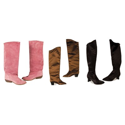 Lot 88 - Three Pairs of Boots 1990s Comprising an...
