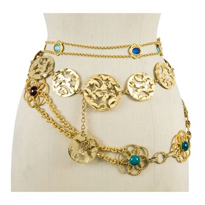 Lot 74 - Group of Thee Yves Saint Laurent Gilt-Metal...