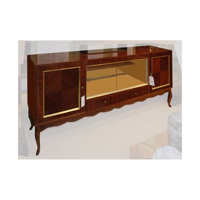 Lot 339 - Art Deco Style Faux Painted Sideboard Height...