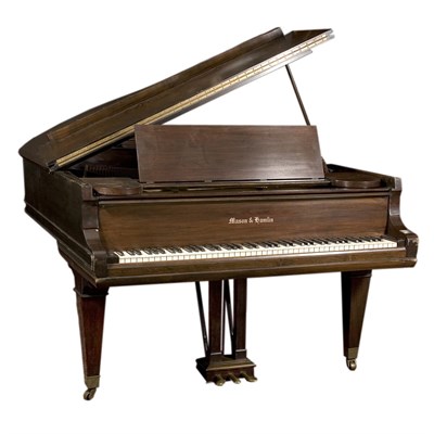 Lot 89 - Mason & Hamlin Mahogany Baby Grand Piano...