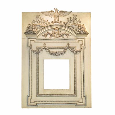 Lot 499 - Neoclassical Style Carved and Painted...