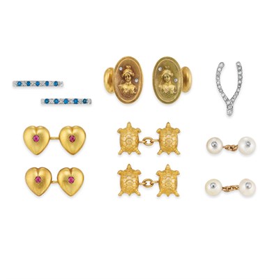 Lot 97 - Group of Antique Jewelry