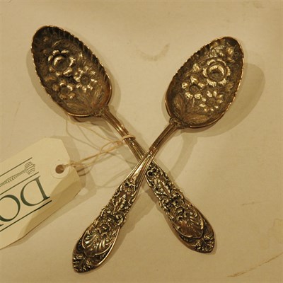 Lot 458A - Pair of American Sterling Silver Serving...