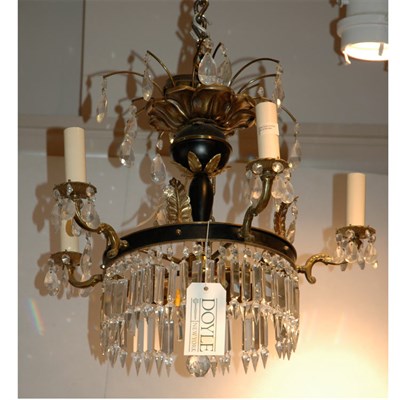 Lot 564 - Neoclassical Style Gilt and Patinated-Metal...