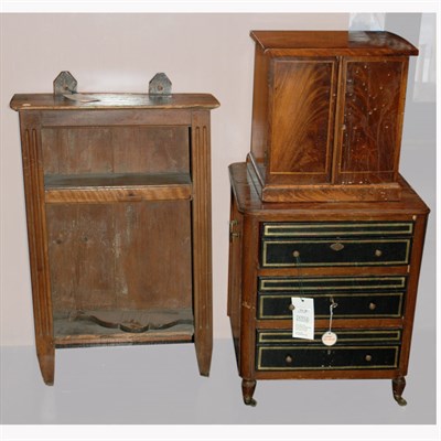 Lot 116 - Two Mahogany Jewelry Chests; Together with an...