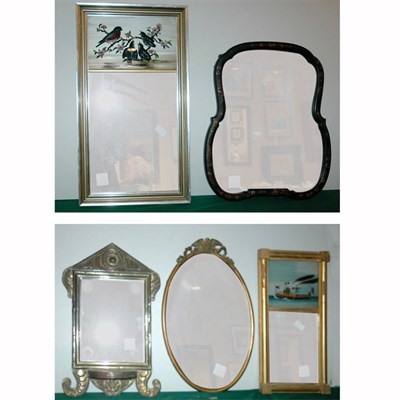 Lot 122 - Group of Five Mirrors Height of largest 26...