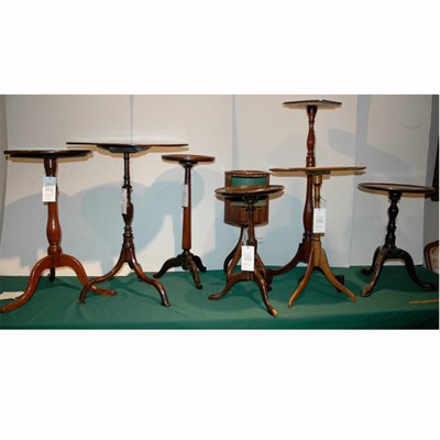 Lot 139 - Group of Seven Georgian Style Mahogany...