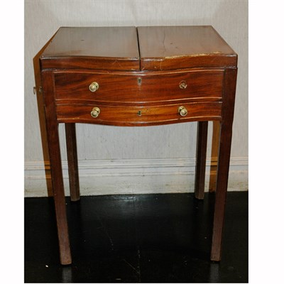 Lot 162 - Georgian Style Mahogany Dressing Table Height...