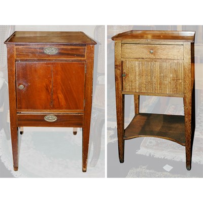 Lot 180 - Georgian Style Mahogany Bedside Cupboard...