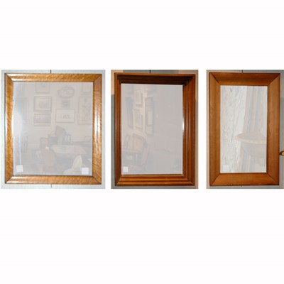 Lot 199 - Group of Three Wood Framed Mirrors Height of...