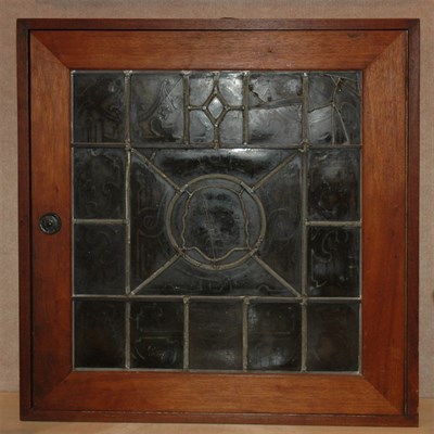 Lot 208 - English Stained Glass Window Set into a...