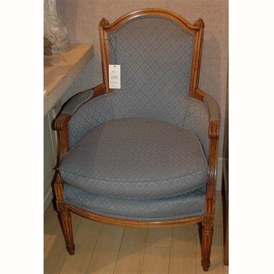 Lot 210 - Louis XVI Style Fruitwood Bergere