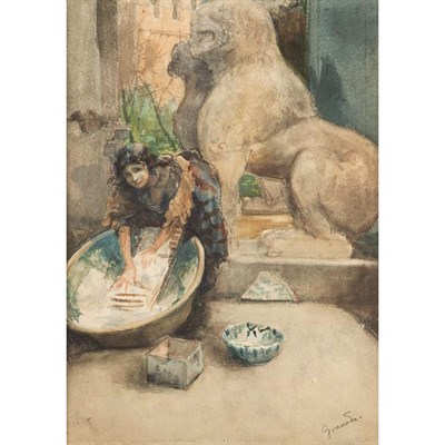 Lot 53 - Ralph Wormeley Curtis American, 1854-1922...
