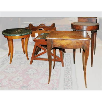 Lot 270 - Group of Mahogany Tables and Stands Including...