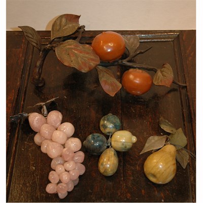Lot 335 - Group of Metal, Marble, Quartz and Other...