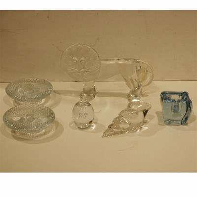 Lot 341 - Group of Glass Articles Including four pairs...