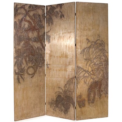 Lot 214 - Max Kuehne American, 1880-1968 Three-Panel...