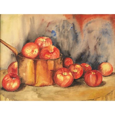 Lot 201 - Walt Kuhn American, 1877-1949 Red Apples, 1946...