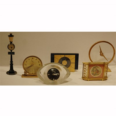 Lot 364 - Group of Six Desk Clocks