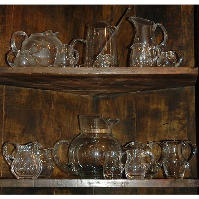 Lot 370 - Miscellaneous Group of Colorless Glass Table...
