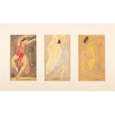 Lot 208 - Abraham Walkowitz American, 1878-1965 Isadora...