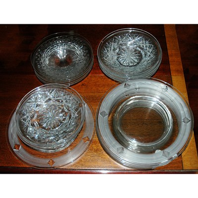 Lot 416 - Group of Glass Plates Approximately fifty-two...
