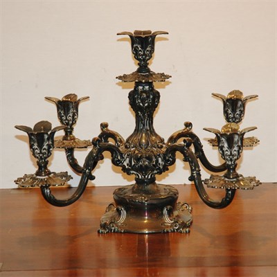 Lot 450 - Reed & Barton Silver Plated Five-Light...
