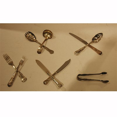 Lot 463A - Group of Silver Plated Flatware Articles...