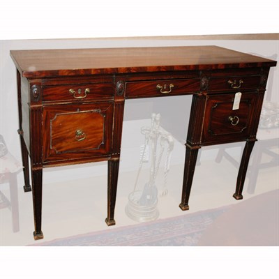 Lot 471 - Georgian Style Mahogany Sideboard Height 39...