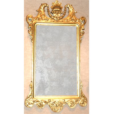 Lot 472 - Georgian Style Gilt-Wood Mirror Height 45...