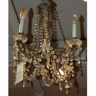 Lot 507 - Georgian Style Metal and Glass Four-Light...