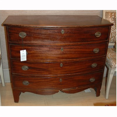 Lot 541 - Georgian Style Mahogany Chest of Drawers...
