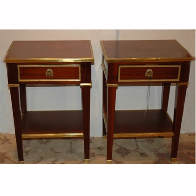 Lot 558 - Pair of Louis XVI Style Gilt-Metal Mounted...