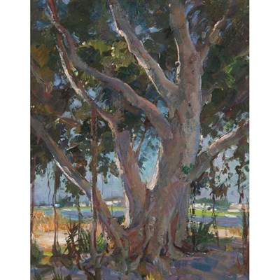 Lot 214 - Emile Albert Gruppe American, 1896-1978 Banyan...
