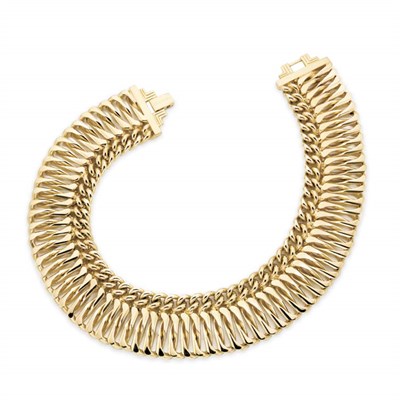 Lot 395 - Lanvin Gilt-Metal Chain Link Collar 1970s The...