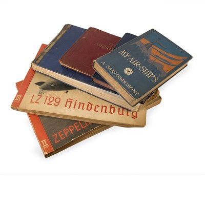 Lot 346 - [AIRSHIPS] Collection of books on airships and...