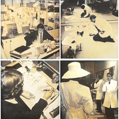 Lot 2 - Group of Seven Framed Photographs of Yves...