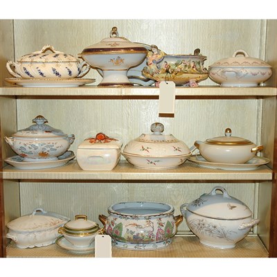 Lot 579A - Group of English and Continental Porcelain...