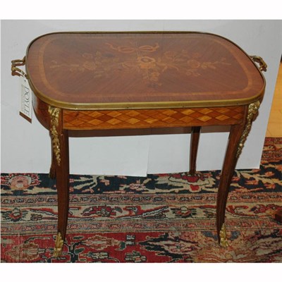 Lot 584 - Louis XVI Style Gilt-Metal Mounted Fruitwood...