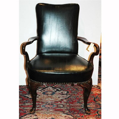 Lot 586 - Georgian Style Mahogany Slipper Chair