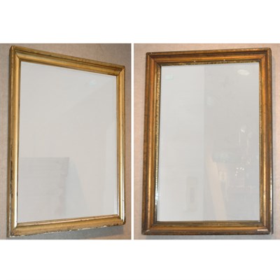 Lot 614 - Two Gilt-Wood Mirrors Height of larger 34...